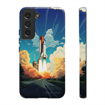 Introducing the "NASA Space Shuttle Launch" Cell Phone Case - Elevate Your Style to New Heights -Tough Cases