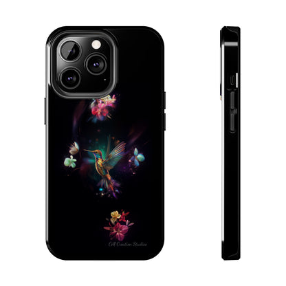 Introducing the "Floral Harmony Hummingbird" Cell Phone Case – Where Elegance Meets Nature -Tough Phone Cases