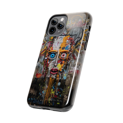 "Urban Graffiti Face" -Tough Phone Cases