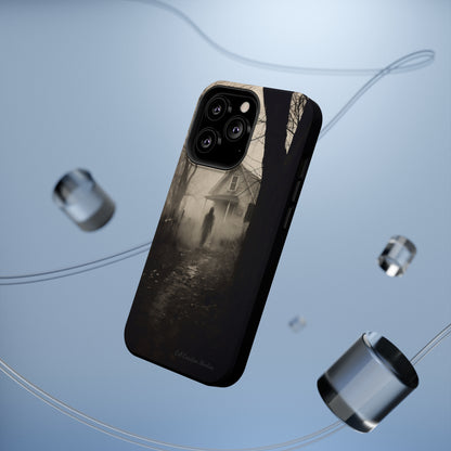 Introducing the "Ethereal Encounter" Cell Phone Case – Unveil the Mystery of the Ghostly Presence -MagSafe Tough Cases