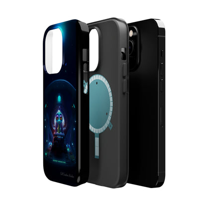 The "Cosmic Cruising Bored Alien" Phone Case -MagSafe Tough Cases