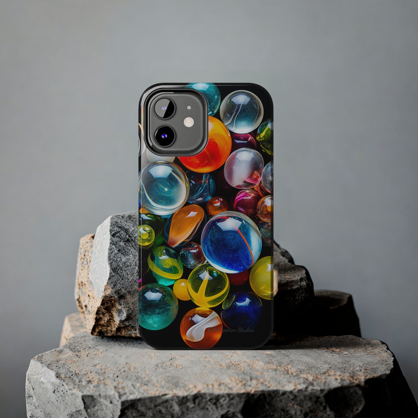 Introducing the "Vibrant Marbles Mosaic" Cell Phone Case – Carry a Kaleidoscope of Colors! -Tough Phone Cases