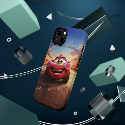 The " Smiling Red Racer" Phone Case -MagSafe Tough Cases