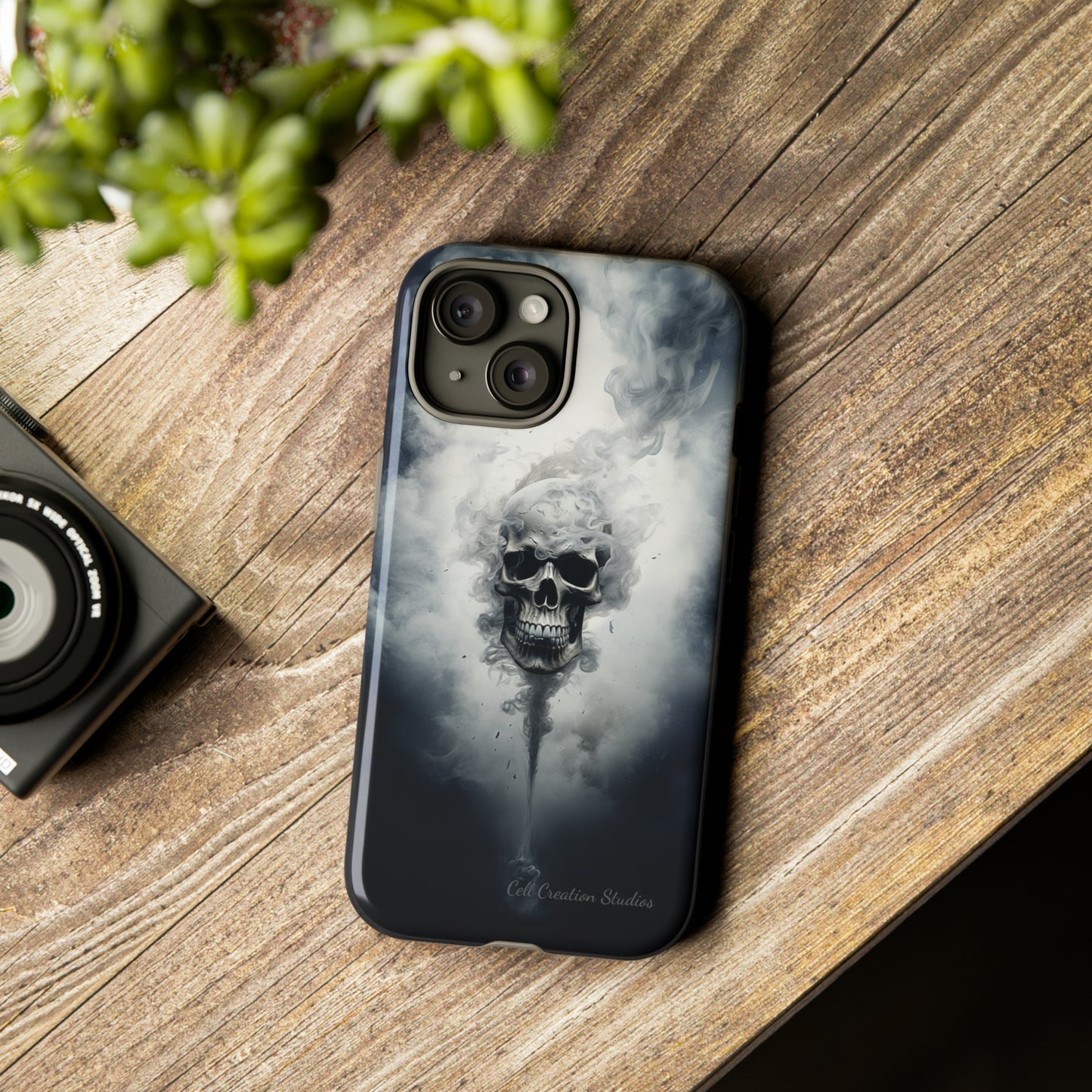 "Mystic Smoke Skull" -Tough iPhone Cases