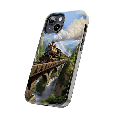 The "Scenic Mountain Train" Phone Case -Tough Phone Cases