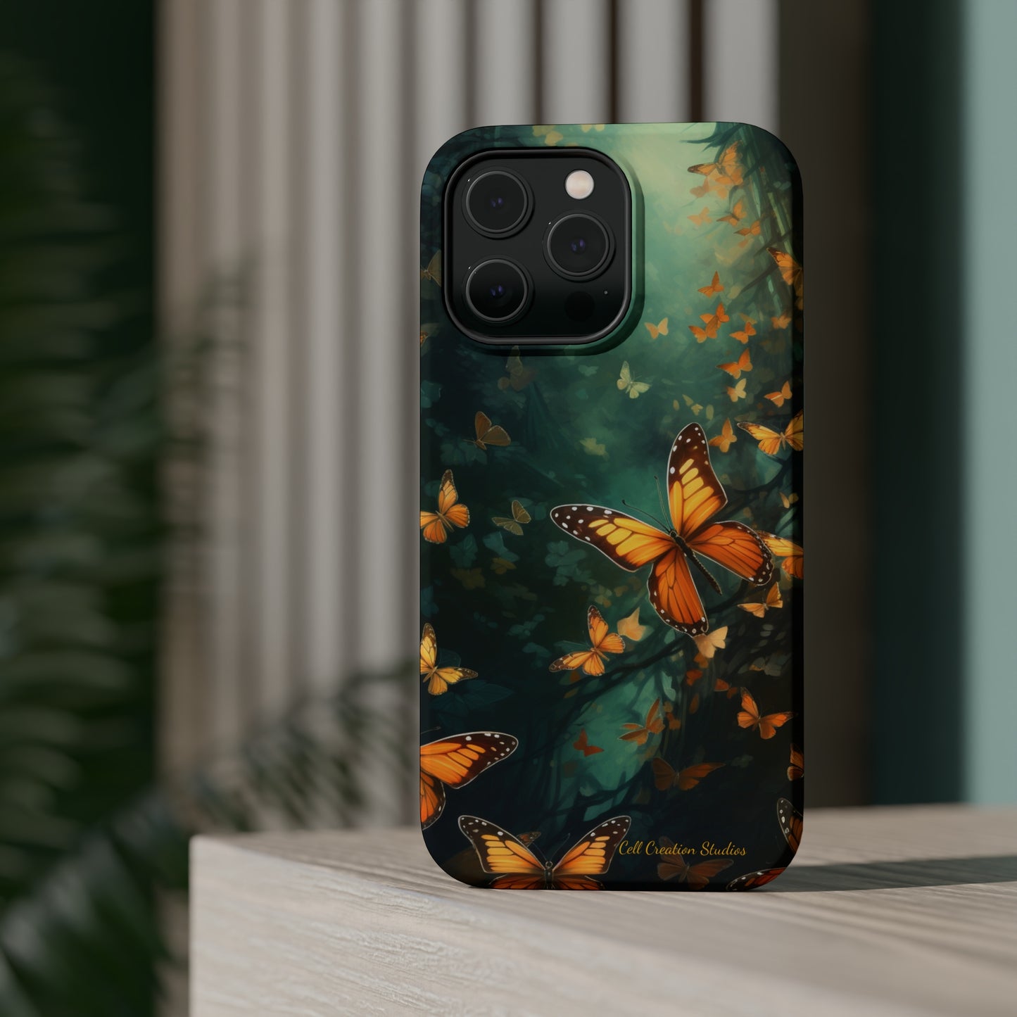 Introducing the "Butterfly Symphony" Cell Phone Case – Embrace the Dance of Nature! -MagSafe Tough Cases