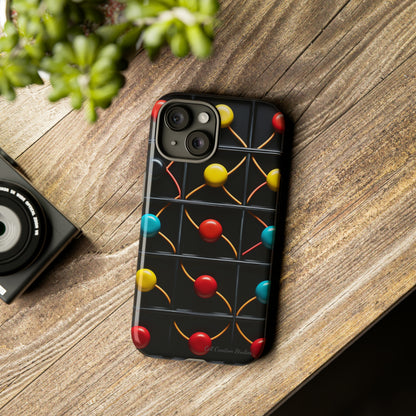 "Vibrant Spheres Fusion" -Tough Phone Cases