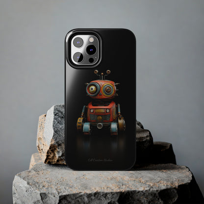 Introducing the "Toy Robot Delight" Cell Phone Case – Embrace Nostalgia with a Playful Robotic Companion! -Tough Phone Cases