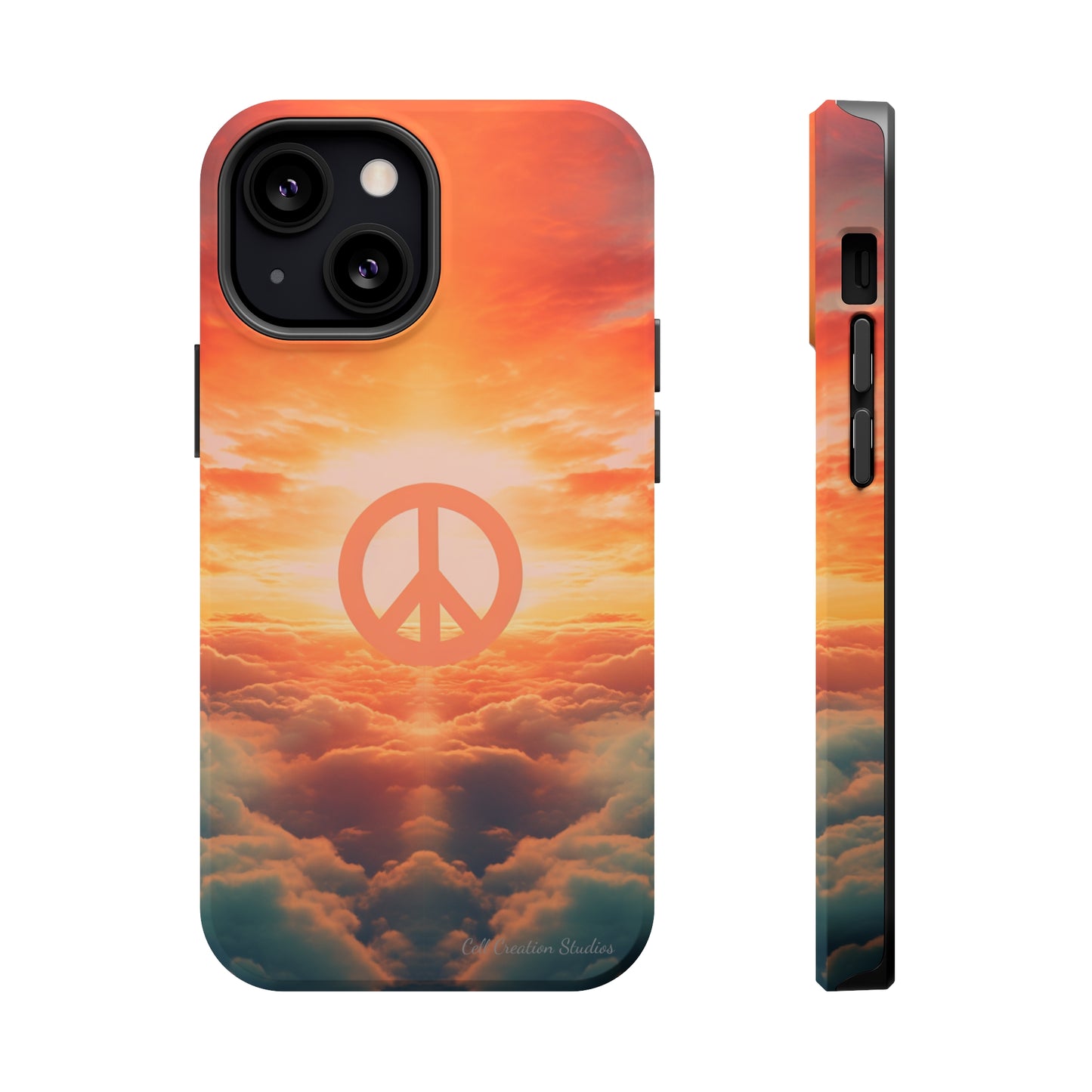 Introducing the "Sky Peace" Cell Phone Case – Carry Tranquility in Your Pocket -MagSafe Tough Cases