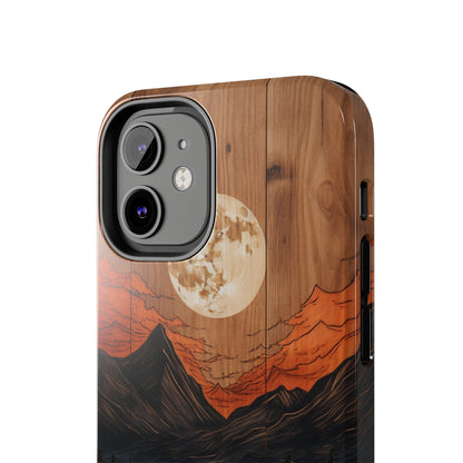 "Elevate Your Style with the Mountain Moonlight Phone Case" -Tough Phone Cases