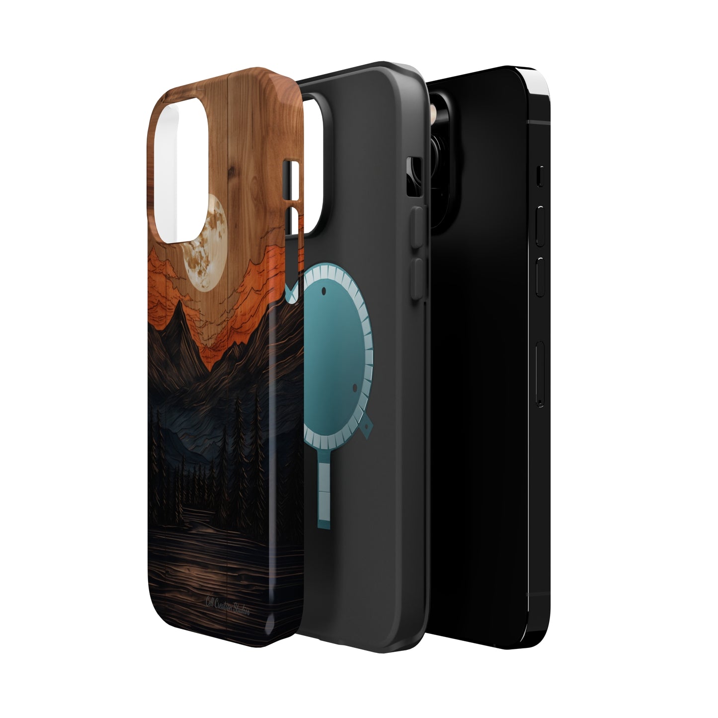 "Elevate Your Style with the Mountain Moonlight Phone Case" -MagSafe Tough Cases