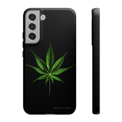 "Cannabis Chic" Marijuana Leaf Phone Case -Tough Cases