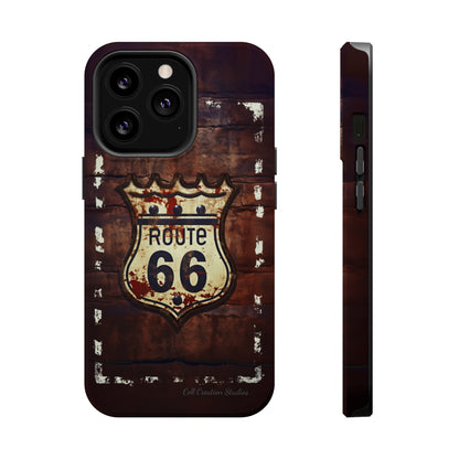 "Retro Route 66" Phone Case -MagSafe Tough Cases