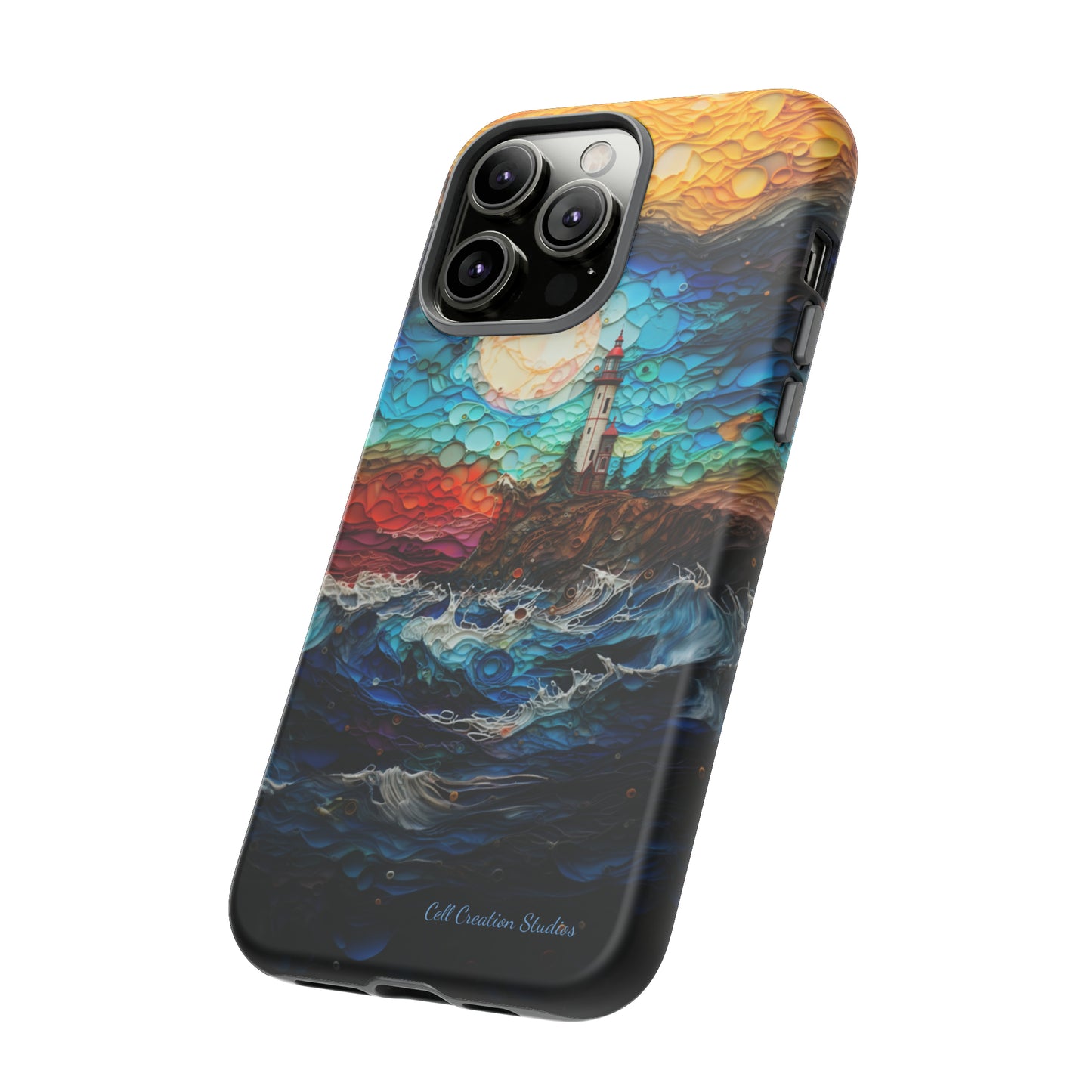 "Coastal Canvas Guardian" -Tough iPhone Cases