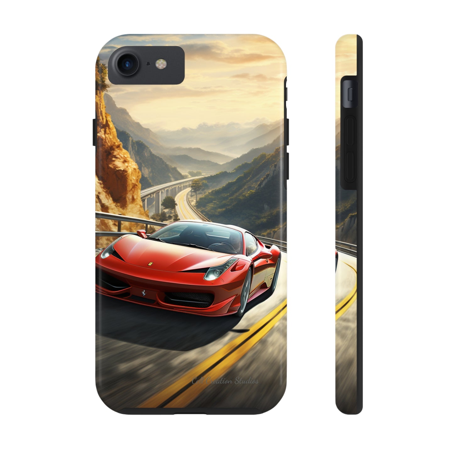 "Mountain Majesty Ferrari Edition" -Tough iPhone Cases