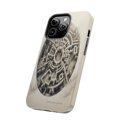 "Discover the Mystery: Maze-Inspired Cell Phone Case" -Tough Phone Cases