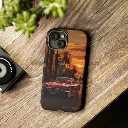 "Sunset Boulevard Classic Red Car" Cell Phone Case -Tough Cases