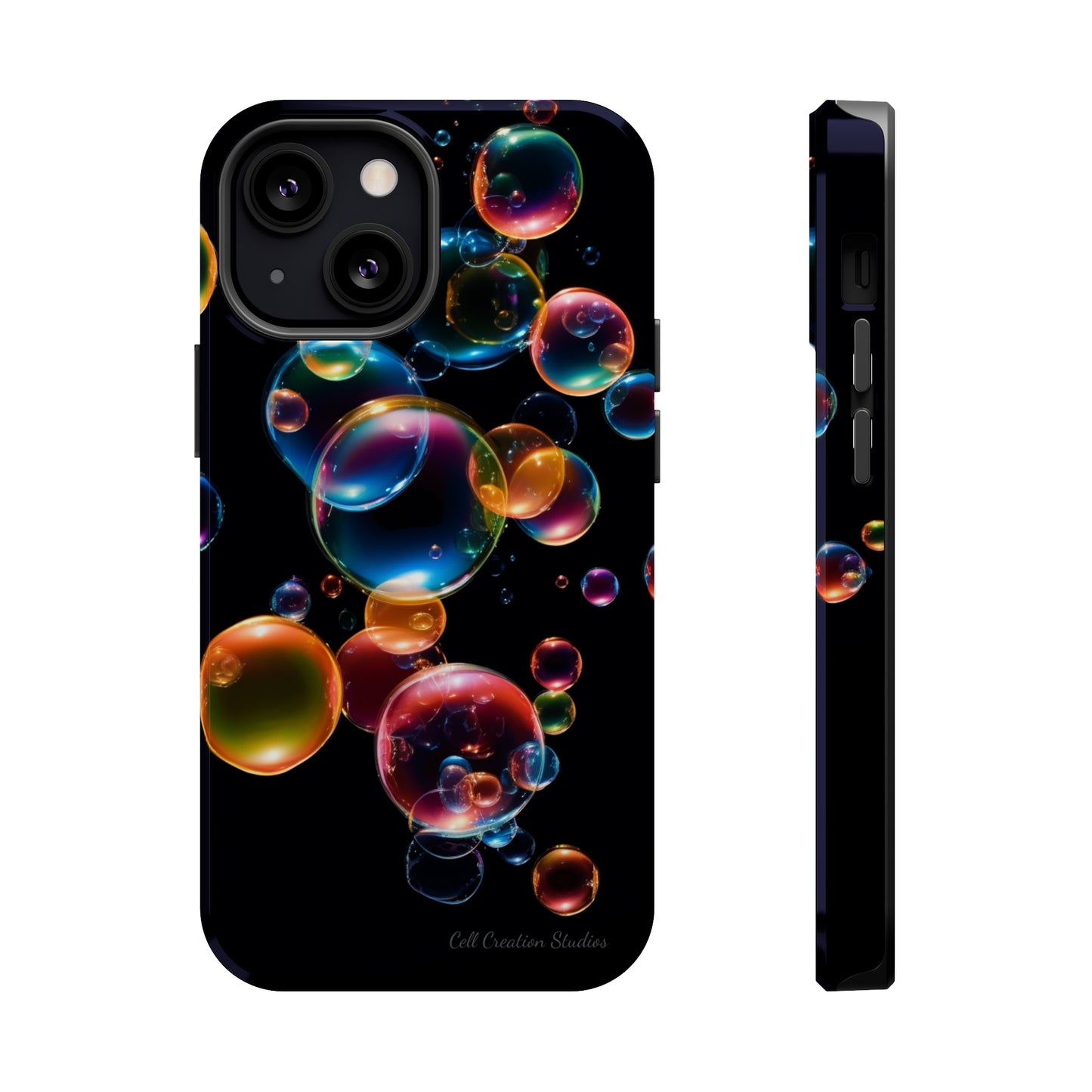 Elevate Your Phone's Aesthetic with our "BubbleBurst" Cell Phone Case -MagSafe Tough Cases