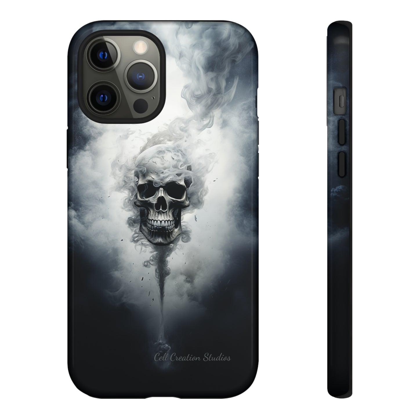 "Mystic Smoke Skull" -Tough iPhone Cases