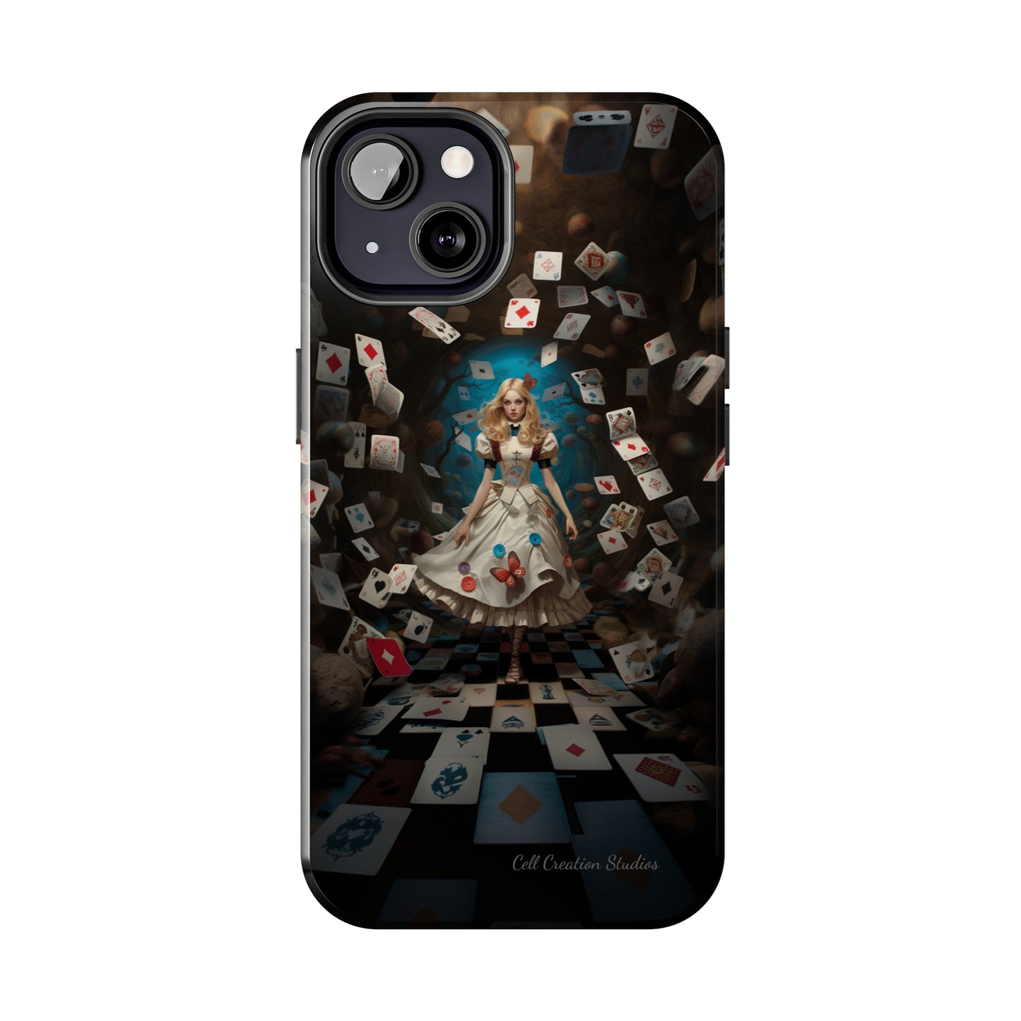 Introducing the "Alice in Wonderland" Cell Phone Case – A Journey Through Imagination -Tough Phone Cases