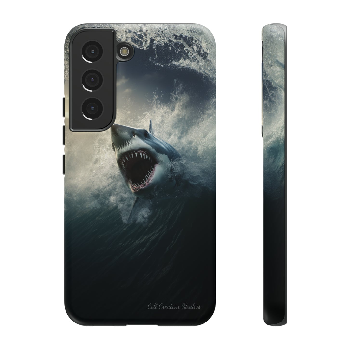 The "Ocean King Great White Shark" Phone Case -Tough Cases