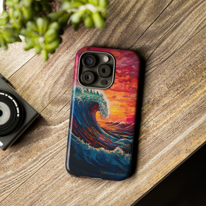 "Colorful Ocean Wave" Cell Phone Case -Tough Cases