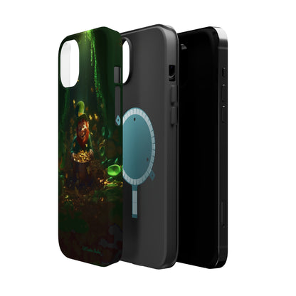 Introducing the "Leprechaun's Pot of Gold" Cell Phone Case – A Touch of Irish Charm -MagSafe Tough Cases