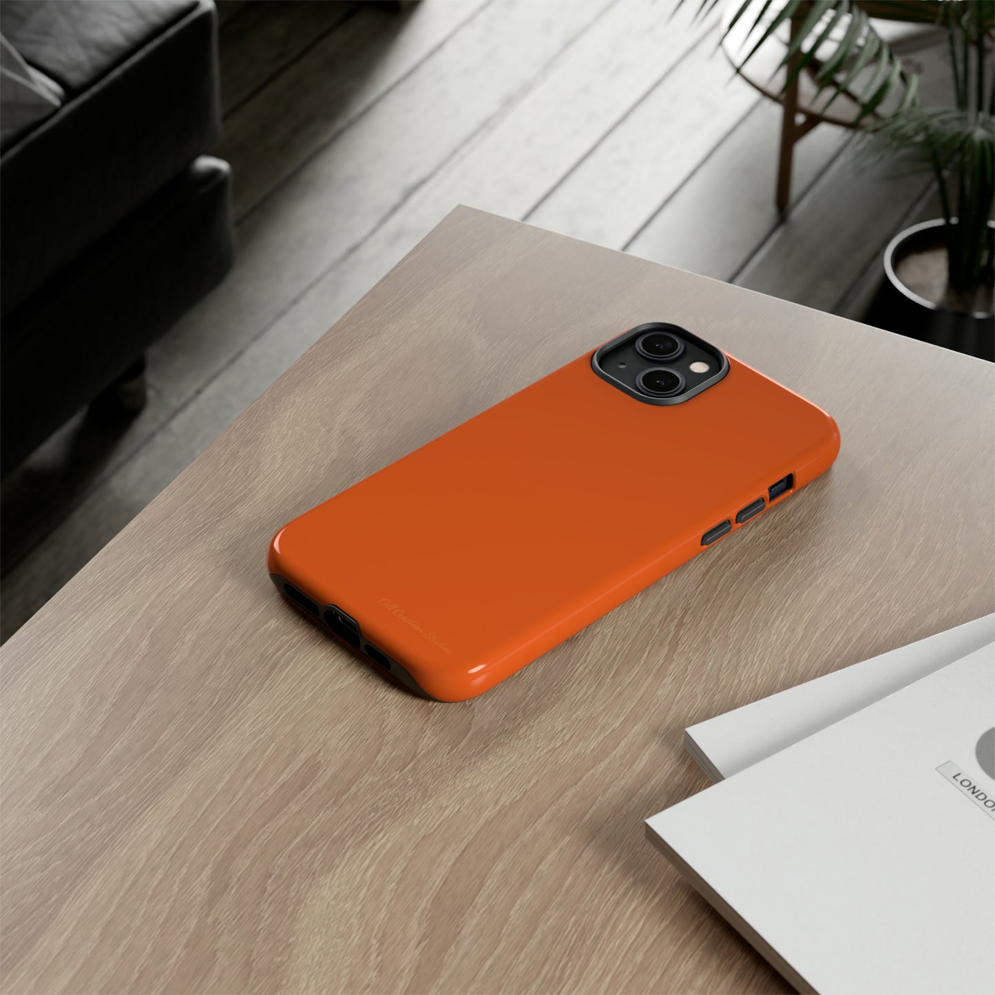 "Orange Burst" -Tough iPhone Cases