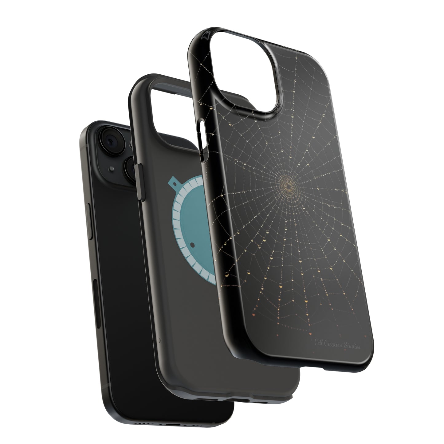 "Silken Noir Guardian" -MagSafe Tough iPhone Cases