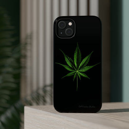 "Cannabis Chic" Marijuana Leaf Phone Case -MagSafe Tough Cases