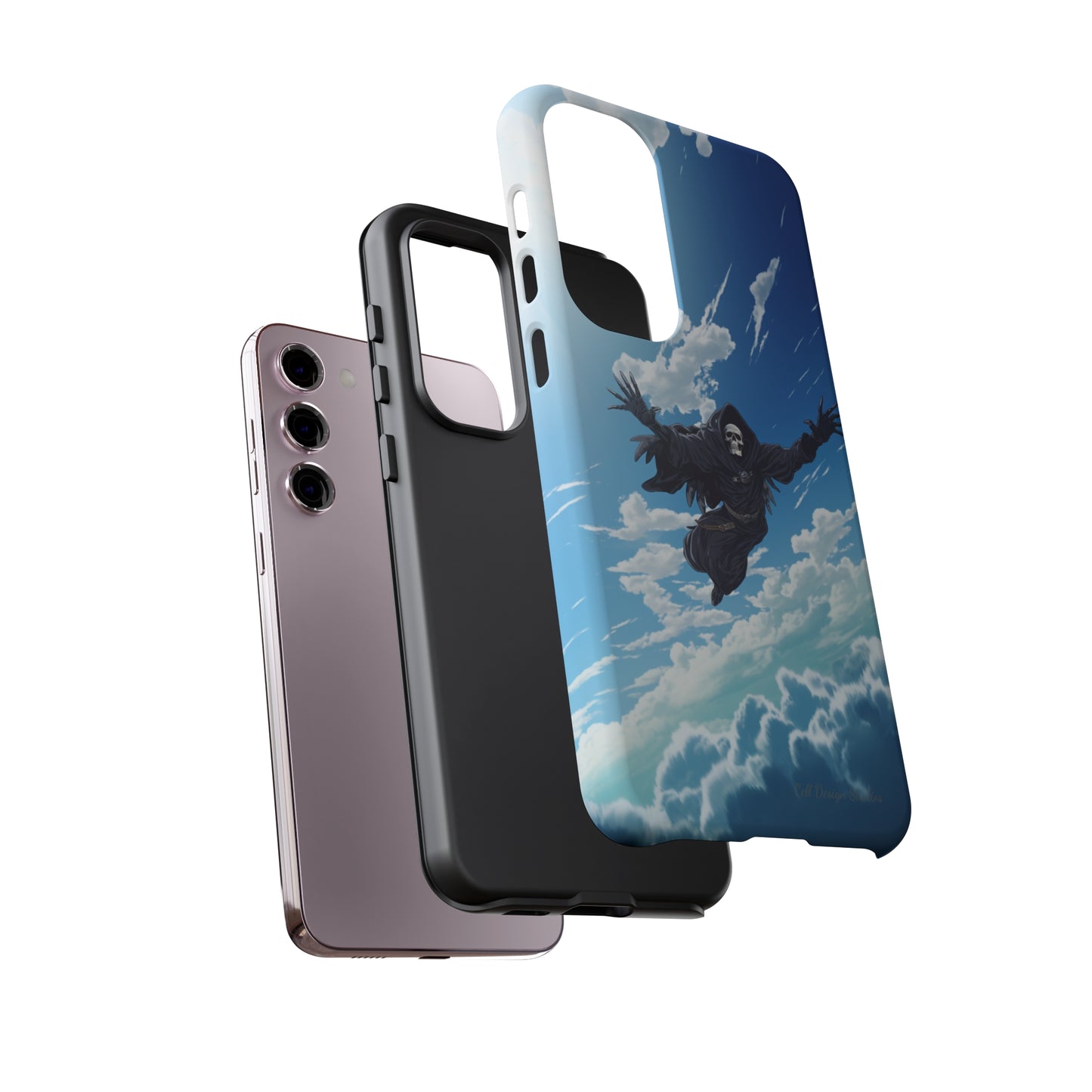 Introducing the "Eternal Contrast" Cell Phone Case – Embrace the Balance of Light and Shadow! -Tough Cases