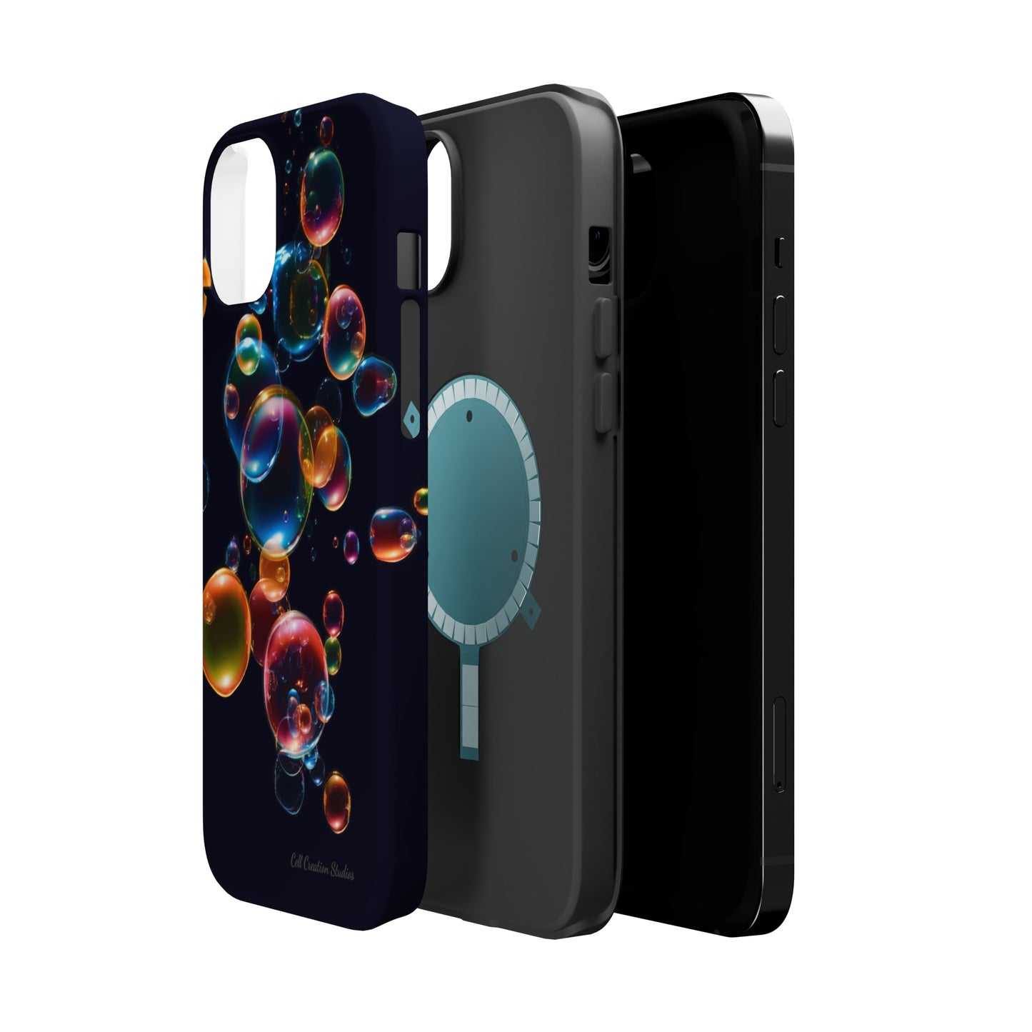 Elevate Your Phone's Aesthetic with our "BubbleBurst" Cell Phone Case -MagSafe Tough Cases