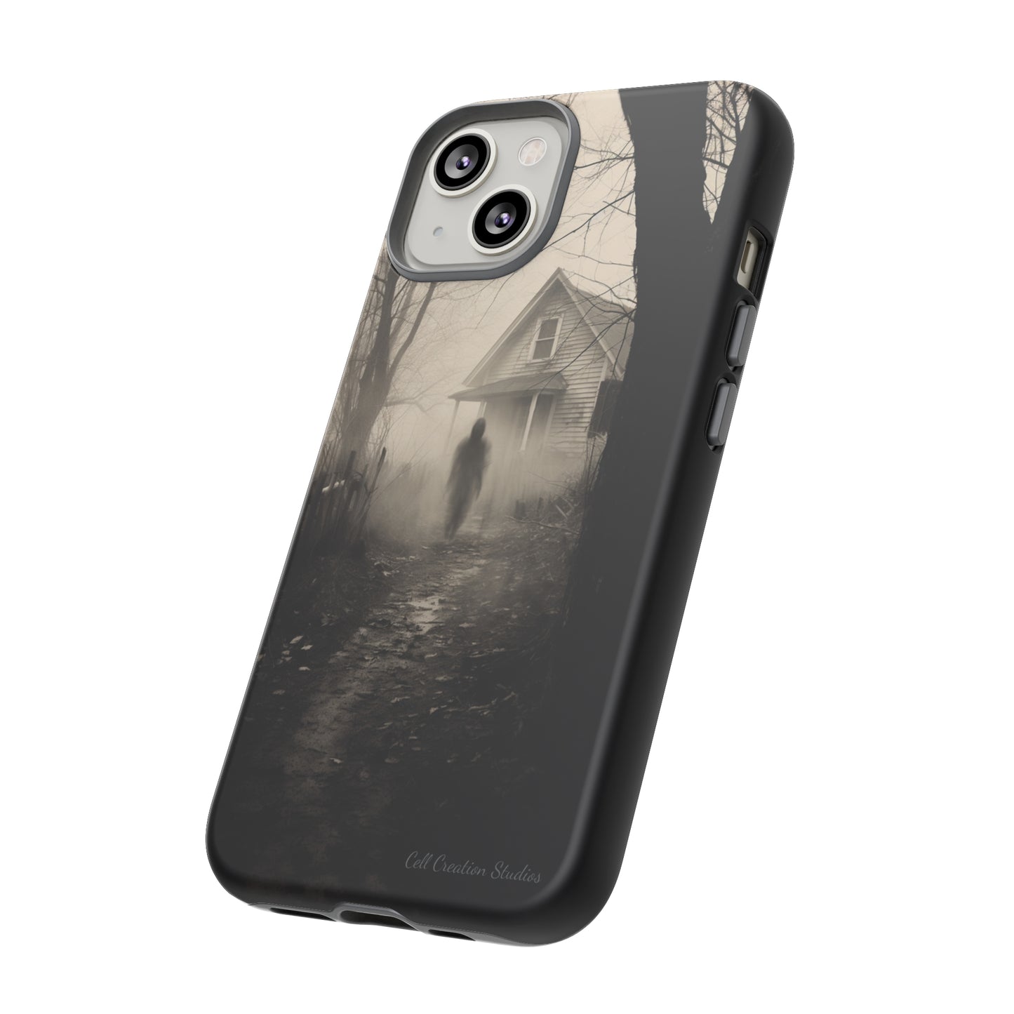 Introducing the "Ethereal Encounter" Cell Phone Case – Unveil the Mystery of the Ghostly Presence -Tough Cases