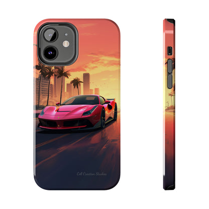 "Sunset Boulevard Ferrari Edition" -Tough iPhone Cases