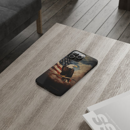 Introducing the "Eagle's Majesty" Cell Phone Case – Soar with American Pride -Slim Phone Cases