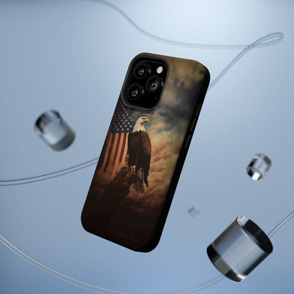 Introducing the "Patriot's Pride" Cell Phone Case – Soar with the American Eagle in Style -MagSafe Tough Cases