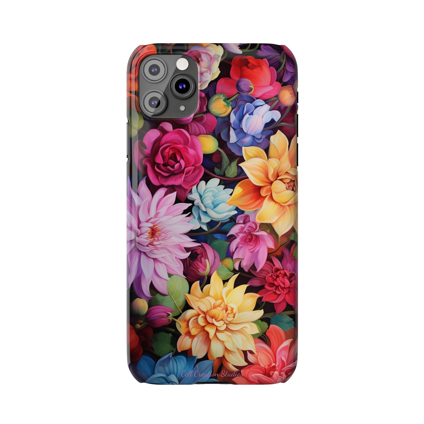 Introducing the "Blossom Beauty" Cell Phone Case – Elevate Your Style with Floral Charm -Slim Phone Cases