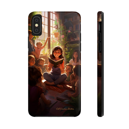 Introducing the "Inspiring Teacher's Tale" Cell Phone Case – Capture the Joy of Storytime -Tough Phone Cases