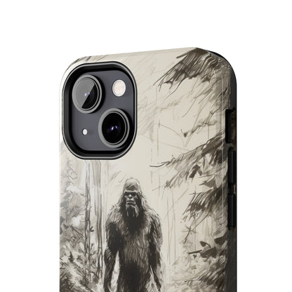 "Bigfoot in the Wilderness" Cell Phone Case – Encounter Bigfoot's Mystery -Tough Phone Cases