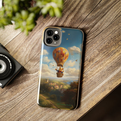 Introducing the "Winnie-The-Pooh's Balloon Adventure" Cell Phone Case – Soar to New Heights in Style -Tough Phone Cases