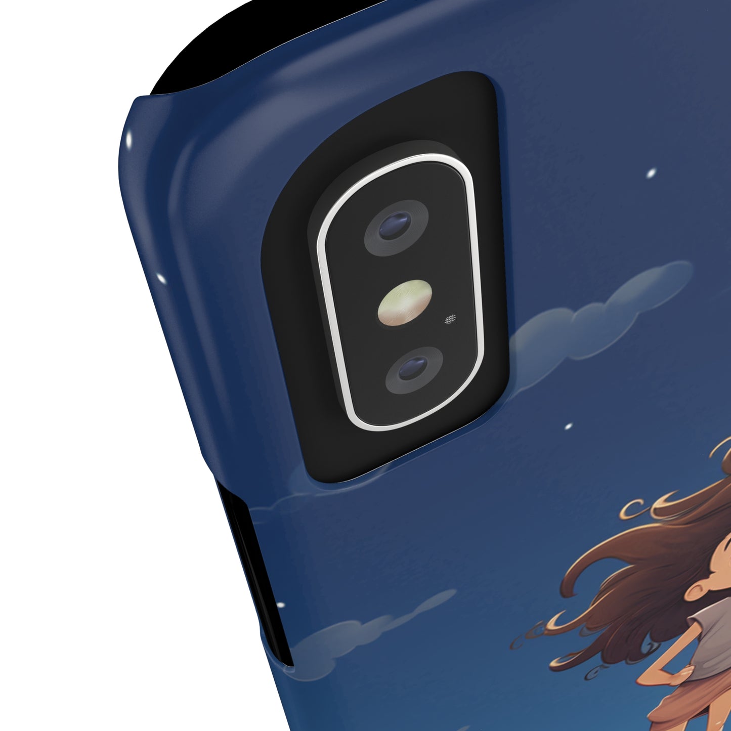 Introducing the "Moonlit Runner" Cell Phone Case – Embrace Adventure with a Captivating Moonlit Design -Slim Phone Cases