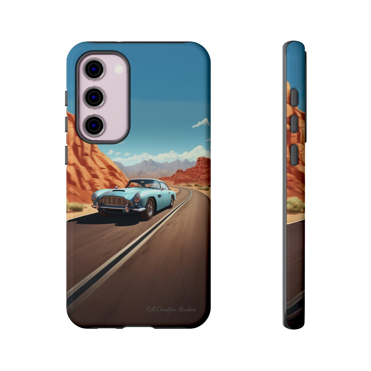 "Silver Racing Legend" -Tough Samsung Phone Cases