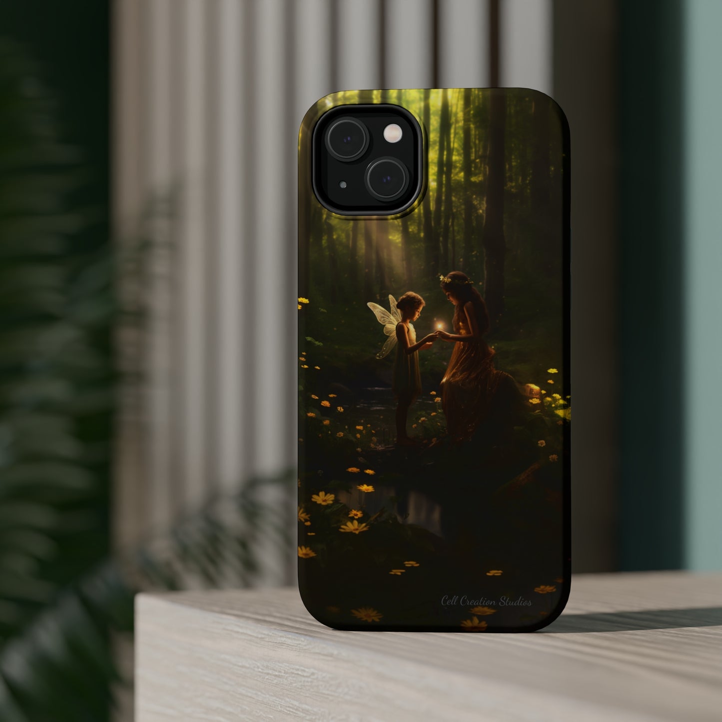 Introducing the "Forest Fairy of Kindness" Cell Phone Case – Where Magic Meets Compassion -MagSafe Tough Cases