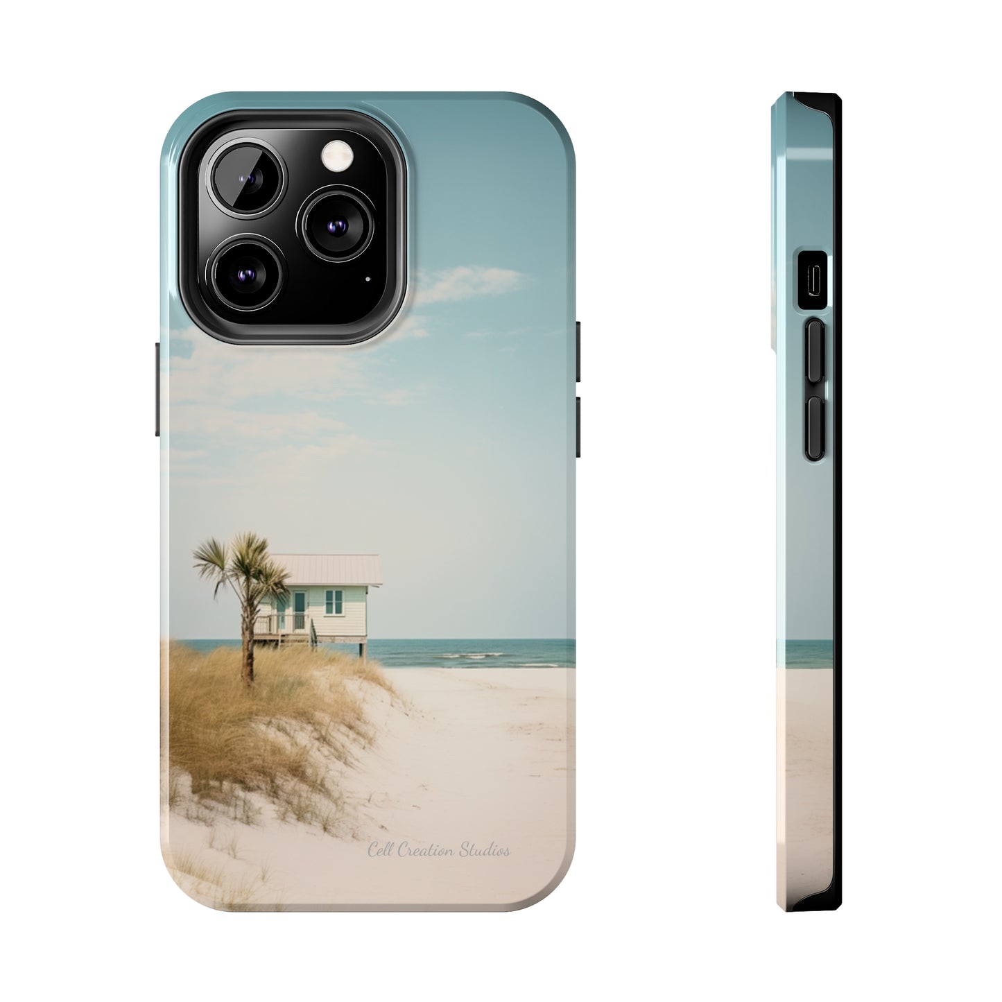 "Seaside Haven" -Tough iPhone Cases