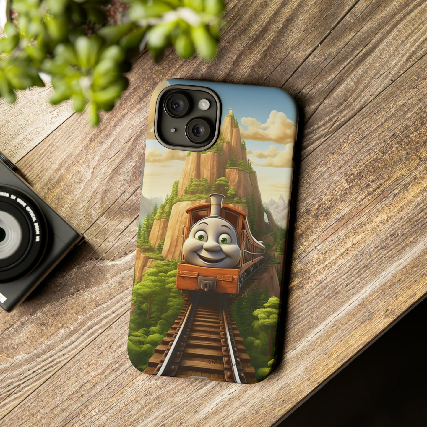 The "Mountain Journey Train" Character Phone Case-Tough Cases