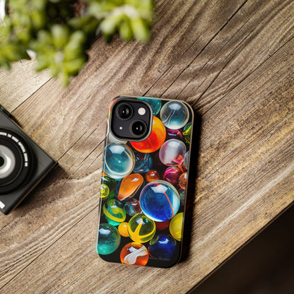 Introducing the "Vibrant Marbles Mosaic" Cell Phone Case – Carry a Kaleidoscope of Colors! -Tough Phone Cases