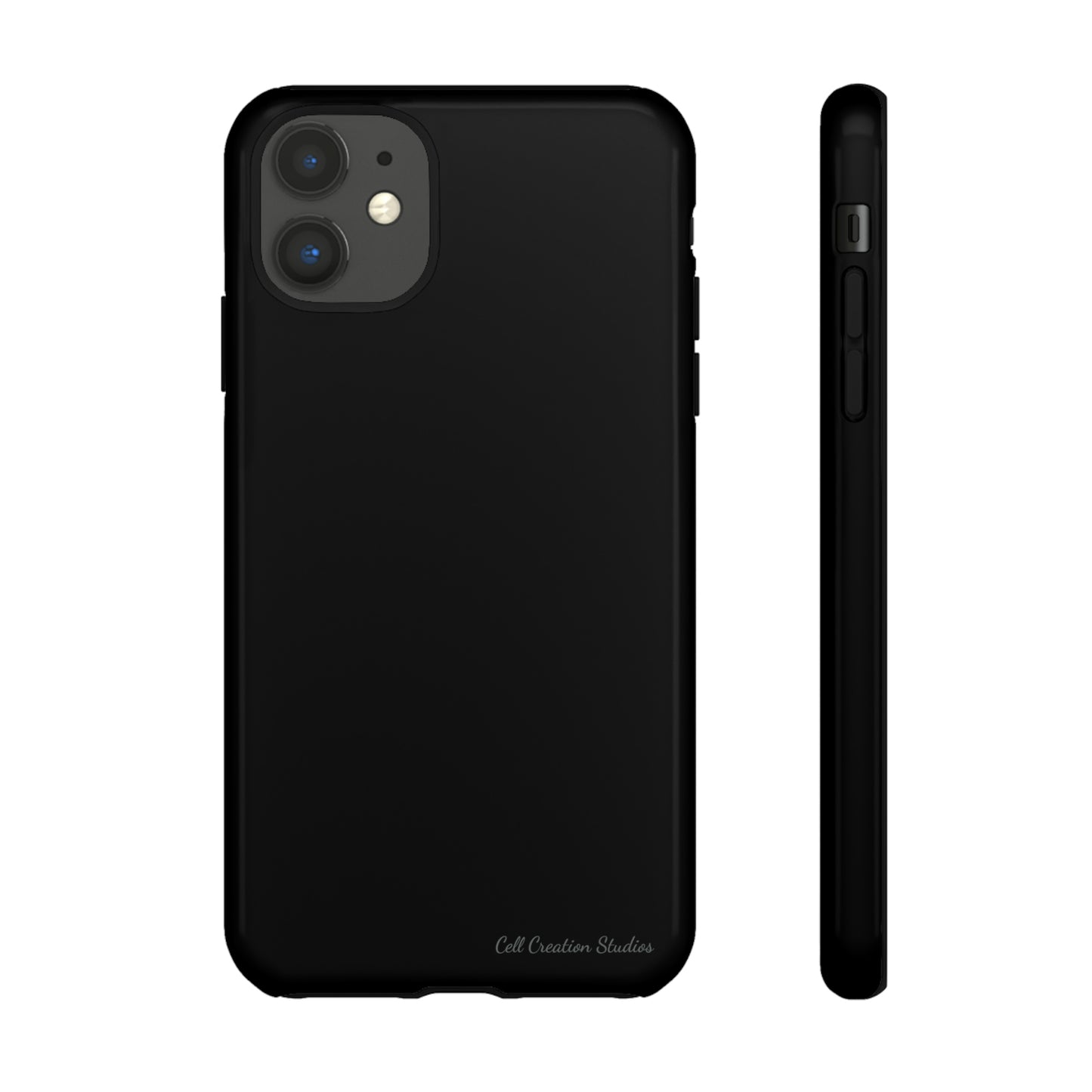 "Stealth Black Defender" -Tough iPhone Cases