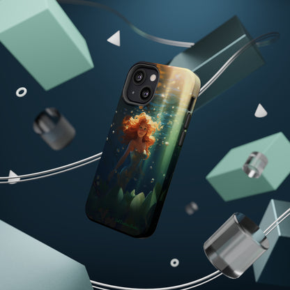 Dive into Enchantment with Our "Ariel Little Mermaid" Phone Case -MagSafe Tough Cases