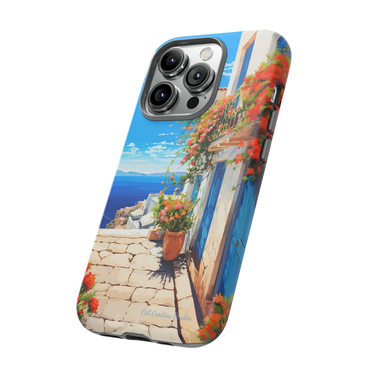 "Mediterranean Bliss Horizon" -Tough iPhone Cases