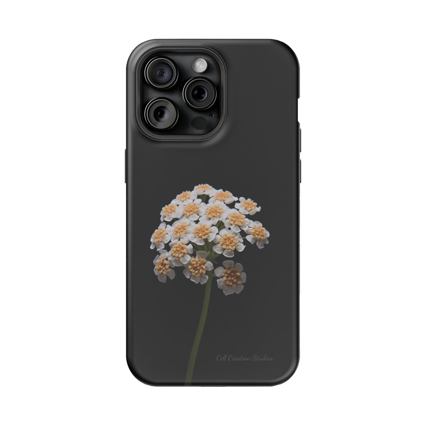 "Elegant Yarrow Bloom" Phone Case -MagSafe Tough Cases